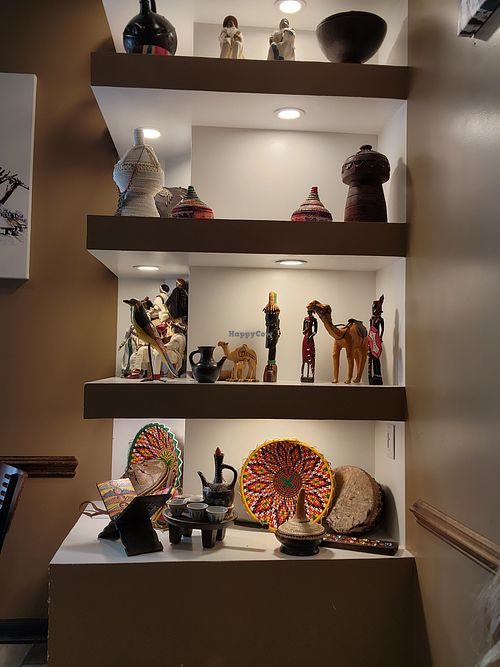 Art at Nafkot Ethiopian in Raleigh