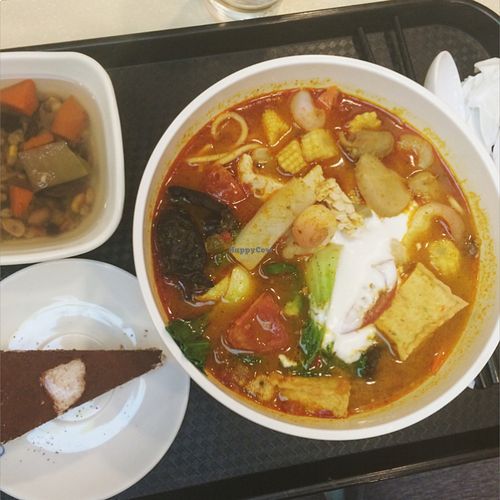 laksa sou at Loving Hut - Wan Chai in Hong Kong Island