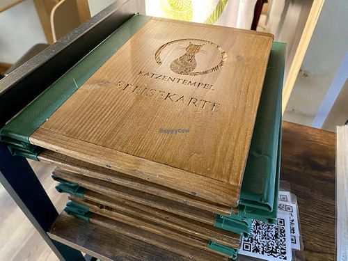 menu at Katzentempel in Regensburg