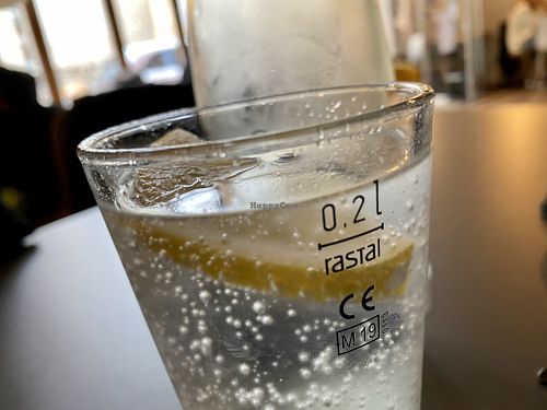 sparkling water at Katzentempel in Regensburg