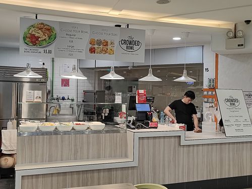 Stall front at The Crowded Bowl - Changi General Hospital in East Singapore