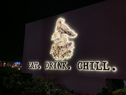 Sign  at Death or Glory Bar in Delray Beach