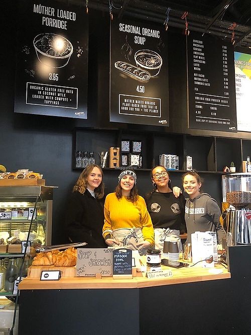 Lovely team 💚 at Mini MOTHER in North London