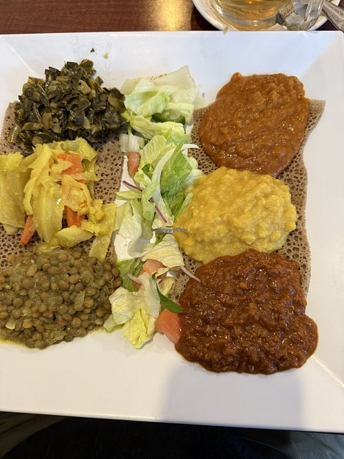 Vegetarian platter   at The Red Sea in Minneapolis