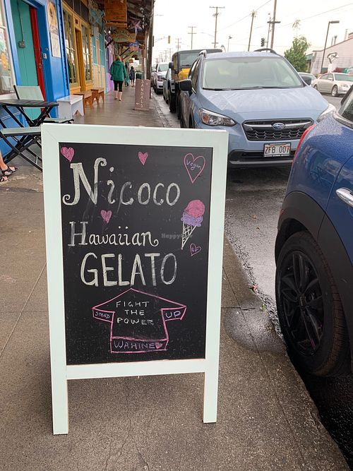 Enjoy! at Nicoco Hawaiian Gelato in Hilo
