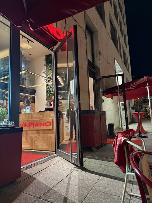 entrance  at Vapiano in Stuttgart