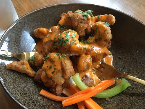 Buffalo cauliflower wings  at Whistling Sisters Beer Co in Wellington
