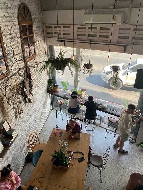 View from upstairs at Rustic - Boho in Phitsanulok