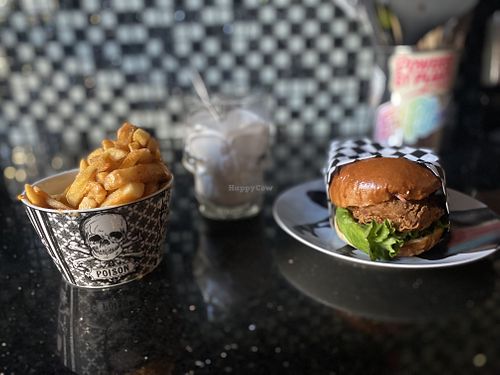 Malibu’s Burgers Enjoyed at Home   at Malibu's Burgers in Oakland