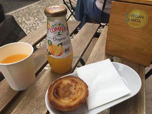 VeganNata for the morning break at VeganNata - Campo de Ourique in Lisbon