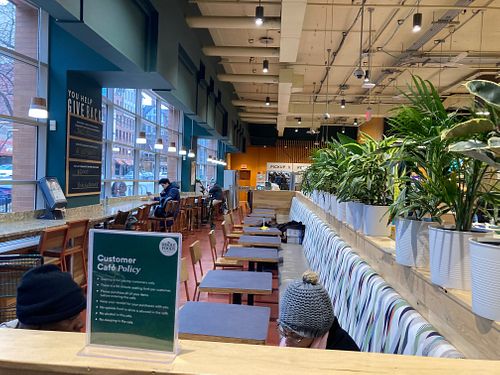 Places to sit and eat your food at Whole Foods Market - Downtown Evanston in Evanston