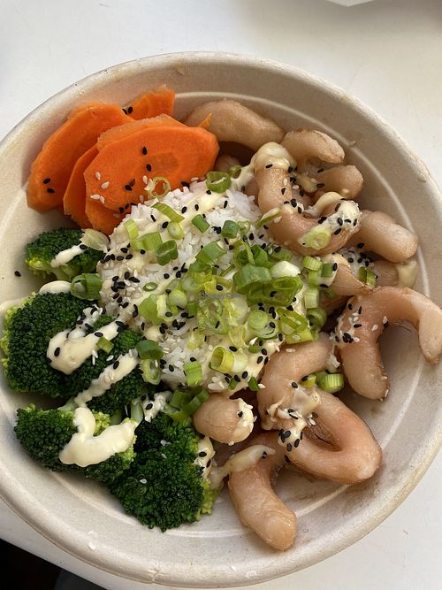 Lemon Garlic Shrimp at Naughty Panda in Santa Ana