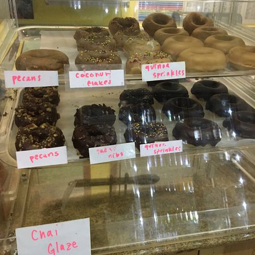 donuts! at Bliss Cafe in San Luis Obispo