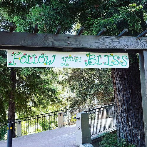 Follow your bliss - Joseph Campbell at Bliss Cafe in San Luis Obispo