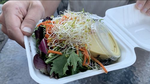 Side Salad at Bliss Cafe in San Luis Obispo