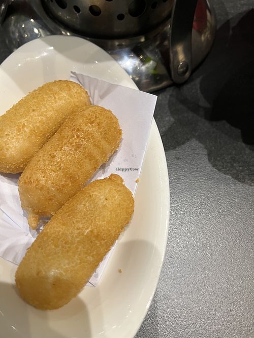 Fried Sticky rice with sugar   at Arashi Shabu-Shabu in Johor Bahru
