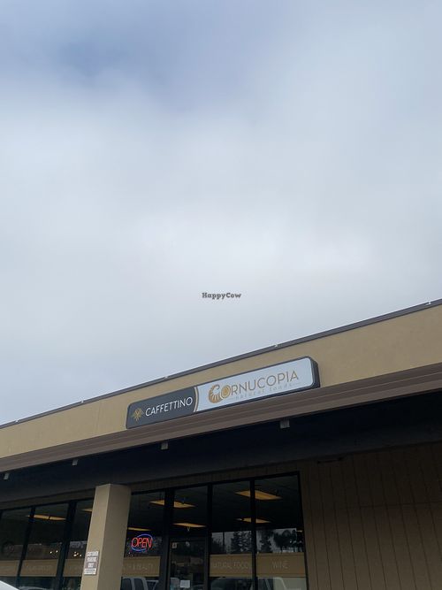 Upon Arrival - Coffee Shop Inside  at Cornucopia Natural Foods in Modesto