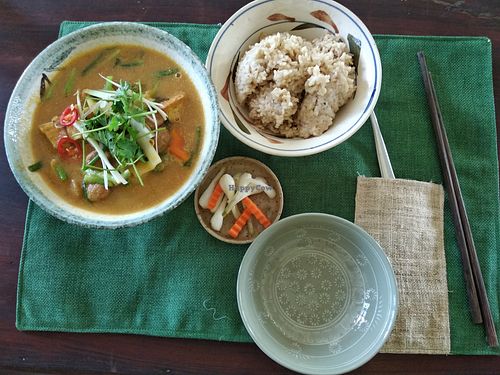 Lunch soup at Xoai Macrobiotic Living in Hoi An
