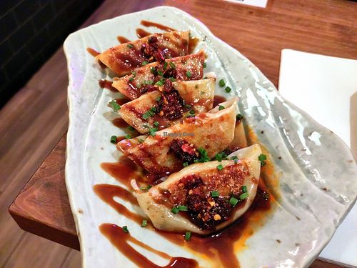 Gyozas at Vegan Sushi Bar - Kinkerstraat in Amsterdam