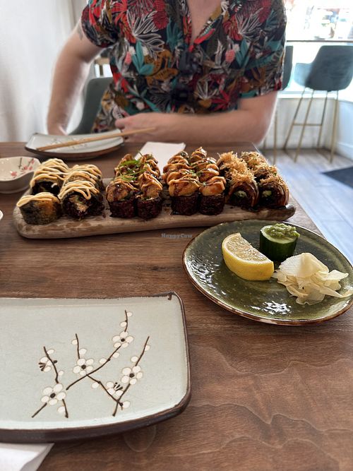 Best place for sushi!  at Vegan Sushi Bar - Kinkerstraat in Amsterdam