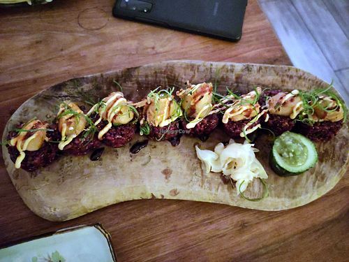 No-chicken teriyaki at Vegan Sushi Bar - Kinkerstraat in Amsterdam