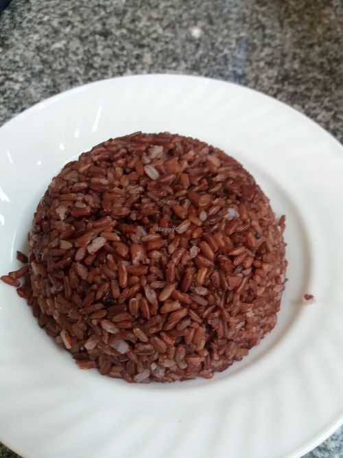 brown rice at Loving Hut in Bankstown