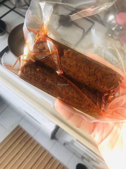 Vegan chorizo  at Mulungu Mutfak in Istanbul
