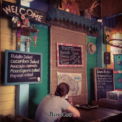 menu at Juicy4U in Chiang Mai