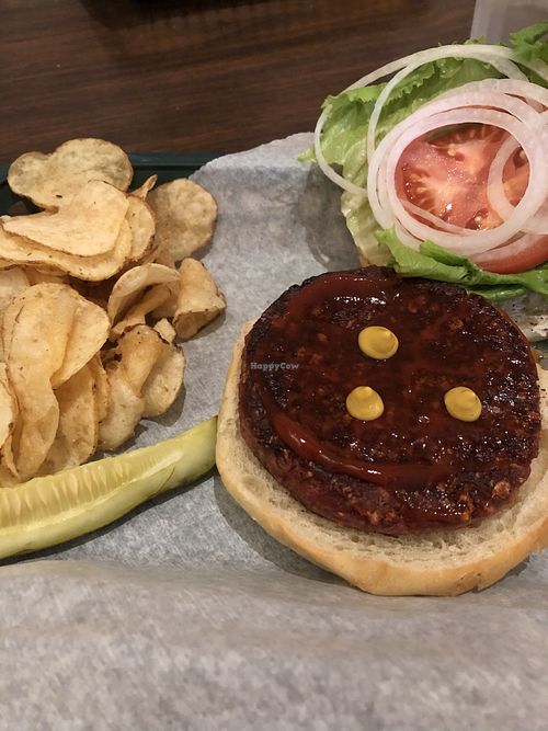 Beyond burger was decent . at Green House Café in Traverse City