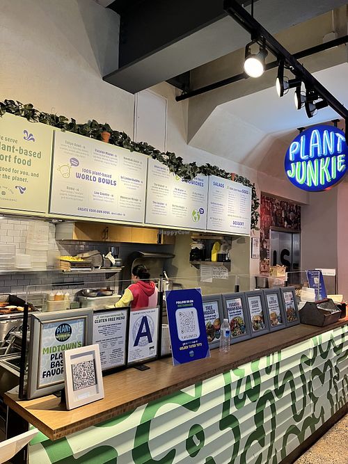 Order counter   at Plant Junkie W52 in New York City