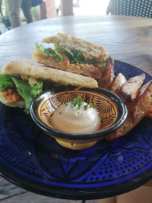 Vegan panini at Indigo - Hin Kong in Koh Phangan