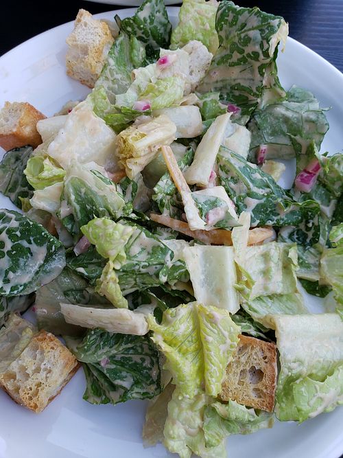 Ceasar salad at The Plot in Oceanside
