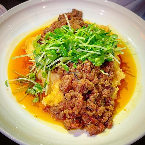 Polenta chorizo at The Plot in Oceanside