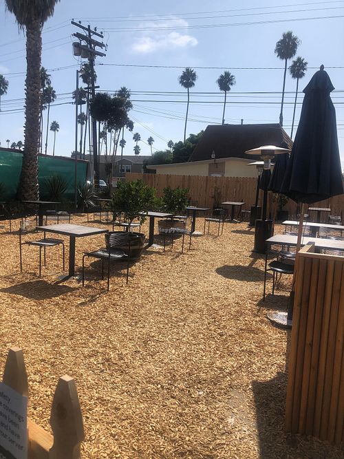 Extra outdoor area at The Plot in Oceanside