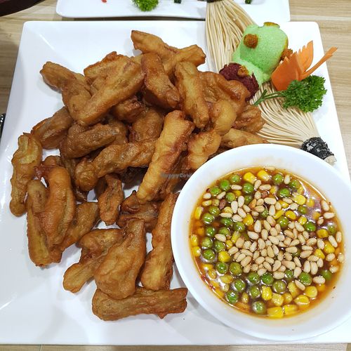 Deep fired Eggplant at Yuan Yuan Vegetarian Delight in Underwood