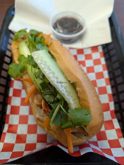 Vegan chicken bahn mi at Leona Banh Mi in Albuquerque