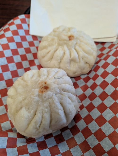 Vegan steamed buns at Leona Banh Mi in Albuquerque