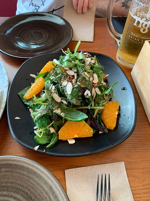 Beetroot and Almond Salad at Kage in New Lynn