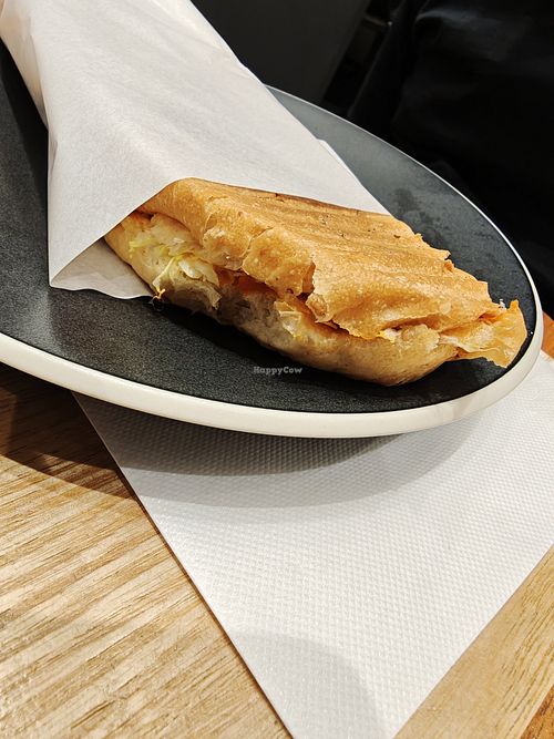 American cheese BBQ sandwich at HealthyTOKYO CBD Shop & Cafe - Harajuku in Tokyo