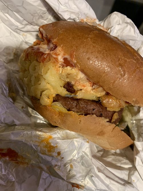 Climaxxx Burger at Dirty Vegan in East London