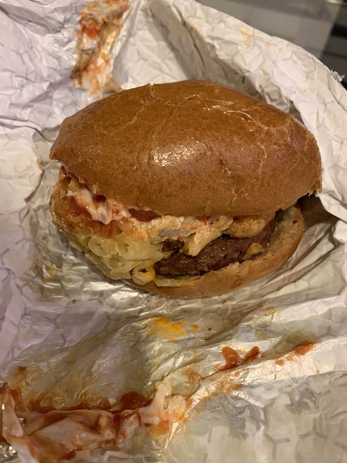 Climaxxx Burger at Dirty Vegan in East London