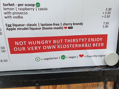 How to identify vegan options at Bräukeller & Grill in Seefeld In Tirol