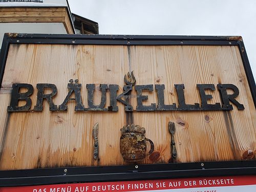 Facade at Bräukeller & Grill in Seefeld In Tirol
