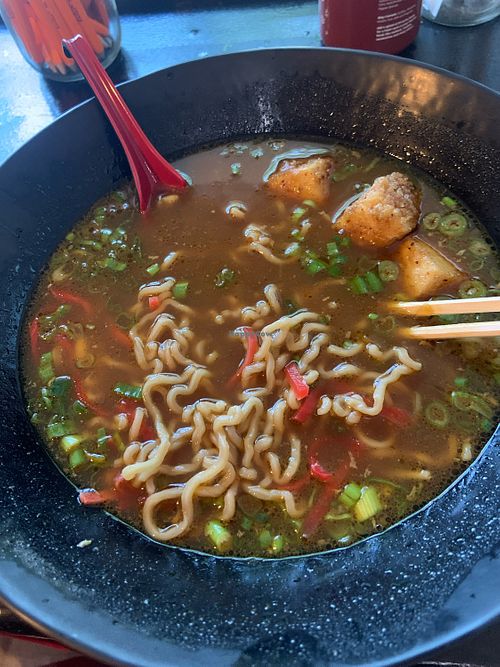 Vegan curry ramen mmmmmm  at SATO Ramen in Buffalo