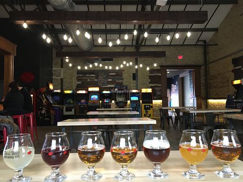 Flight at Dead Bird Brewing in Milwaukee