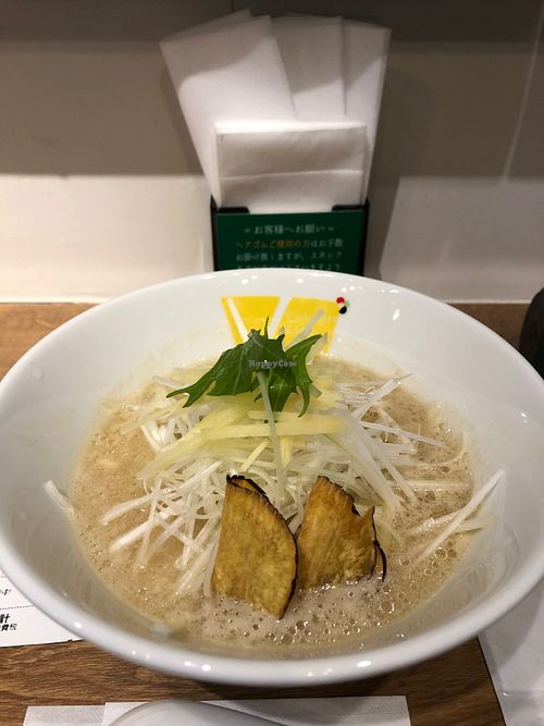 Ginger based ramen at Tokyo850 Vege in Tokyo