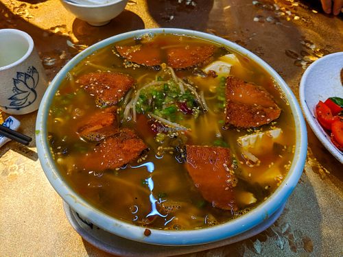 One of many delicious vegan dishes at 敬一素食健康私房菜 (Jingyi Vegetarian Healthy Private Kitchen) at Jingyi Vegetarian 敬一素食健康私房菜 in Kowloon