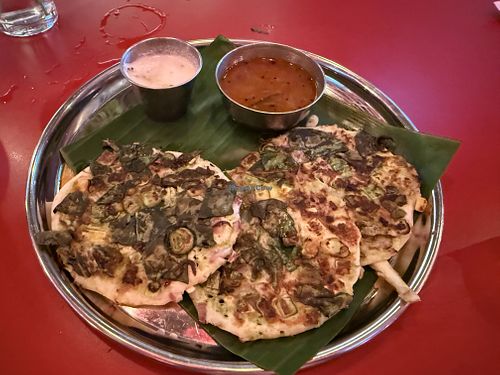 Summer Bounty Uttapam  at Chai Pani in Asheville
