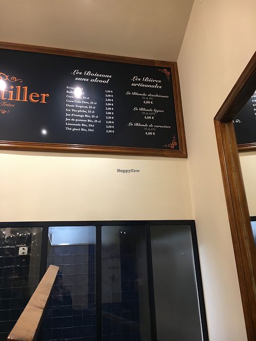 Drink menu  at Croustiller in Lyon