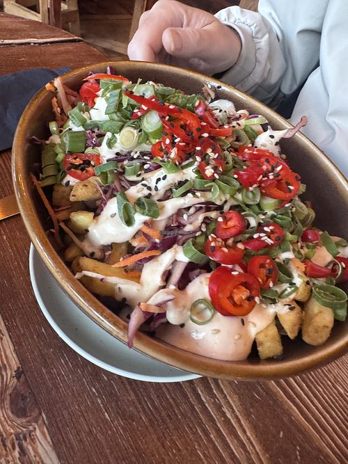 Loaded fries  at The Tramshed in Sheffield